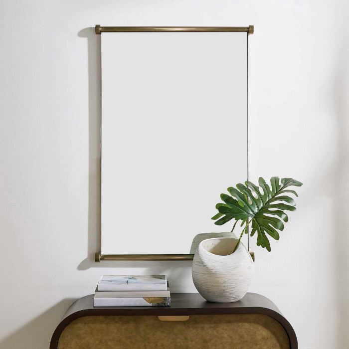 Uttermost Scroll Rectangular Mirror