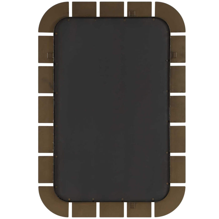 Uttermost Segment Dark Bronze Mirror