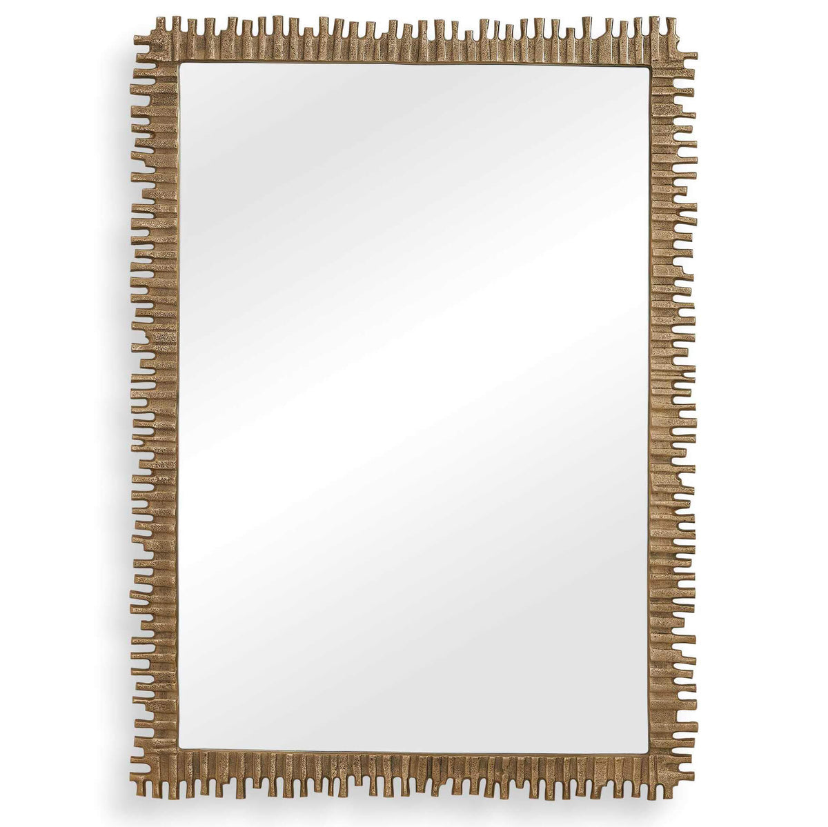 Soto Antique Brass Mirror