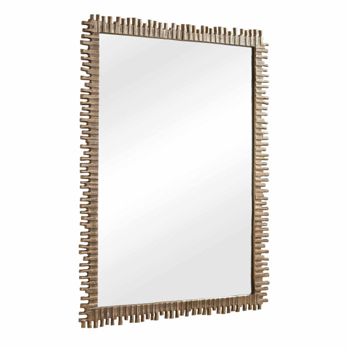 Uttermost Soto Antique Brass Mirror