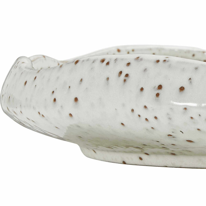 Uttermost Stardust Ripple Indoor-Outdoor White Bowl