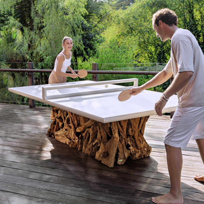 Uttermost Stonewood Indoor-Outdoor Ping-Pong Dining Table
