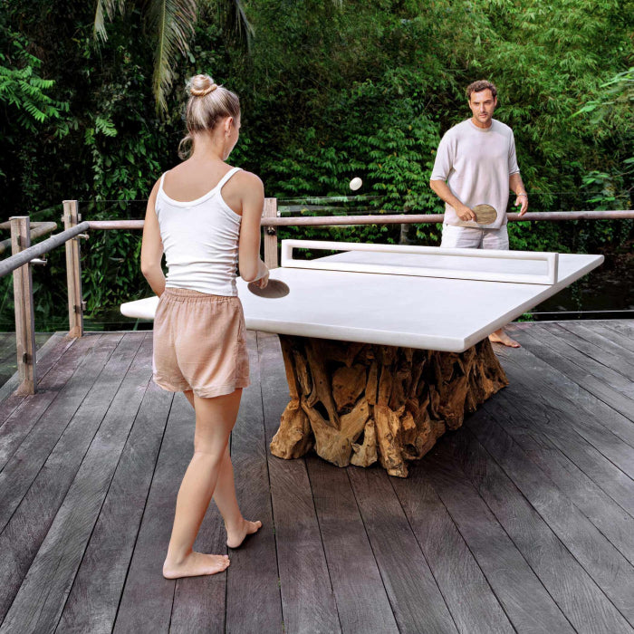 Uttermost Stonewood Indoor-Outdoor Ping-Pong Dining Table