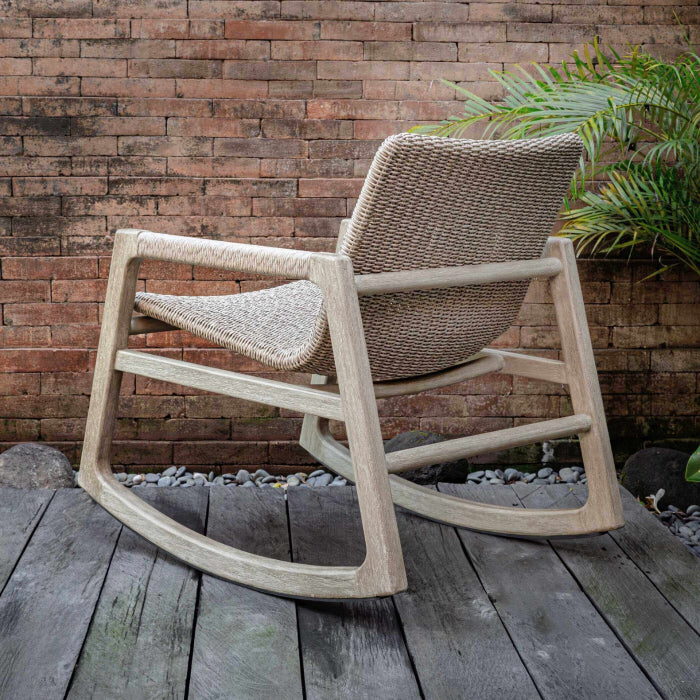 Uttermost Sumba Outdoor Wicker Rocking Chair