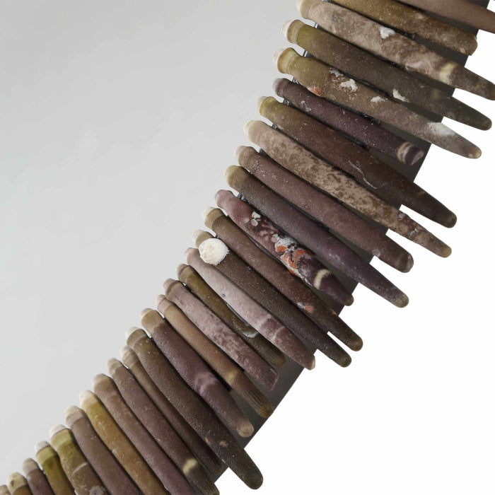 Uttermost Tiger Sea Urchin Round Mirror
