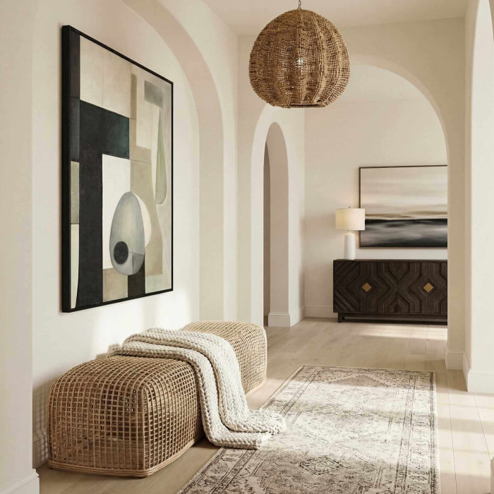 Uttermost Tino Rattan Bench