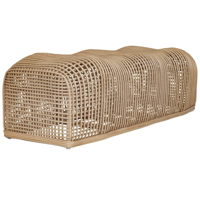 Uttermost Tino Rattan Bench