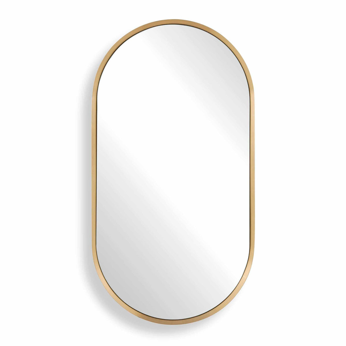 Torrado Oval Brass Mirror