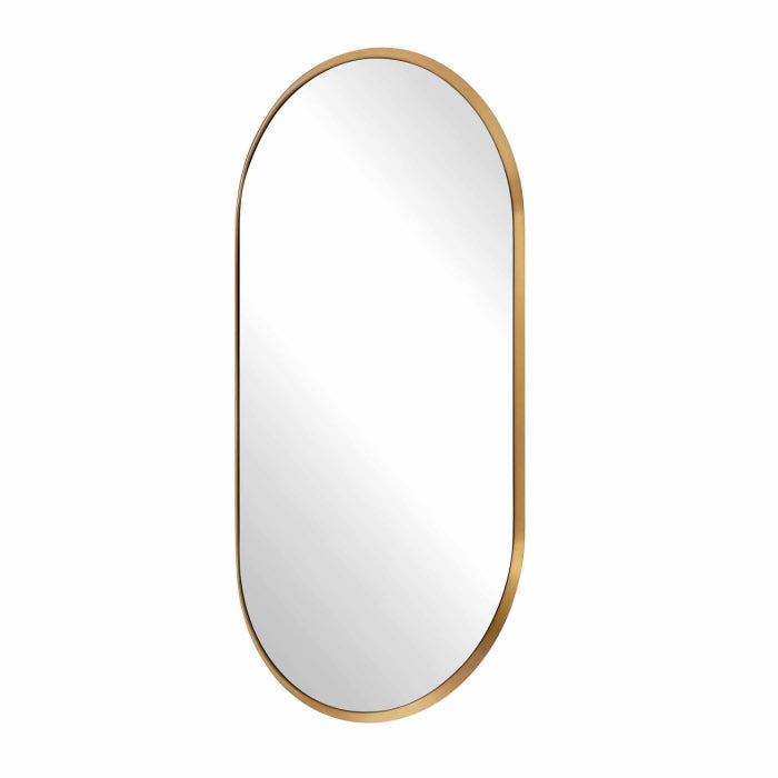 Uttermost Torrado Oval Brass Mirror