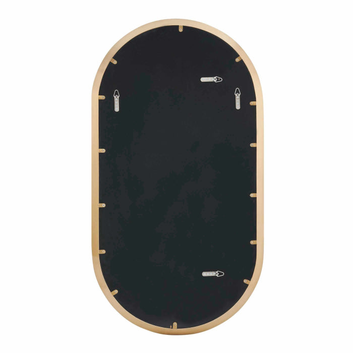 Uttermost Torrado Oval Brass Mirror