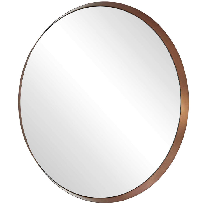 Uttermost Torrado Round Bronze Mirror