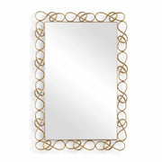 Twist It Antique Brass Mirror