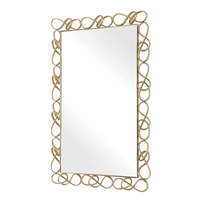 Uttermost Twist It Antique Brass Mirror