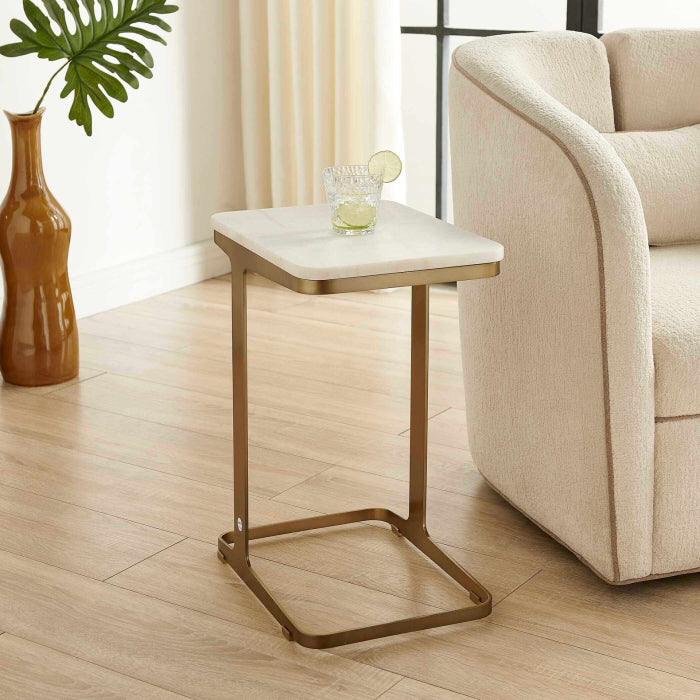 Uttermost Tylan Marble Side Table