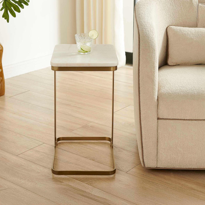 Uttermost Tylan Marble Side Table