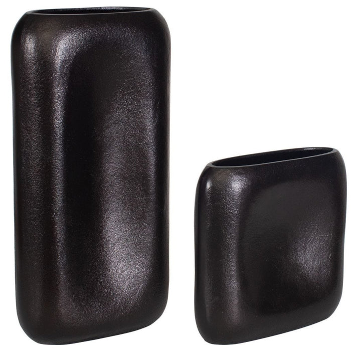 Uttermost Anodic Vases in Dark Brown - Set of 2