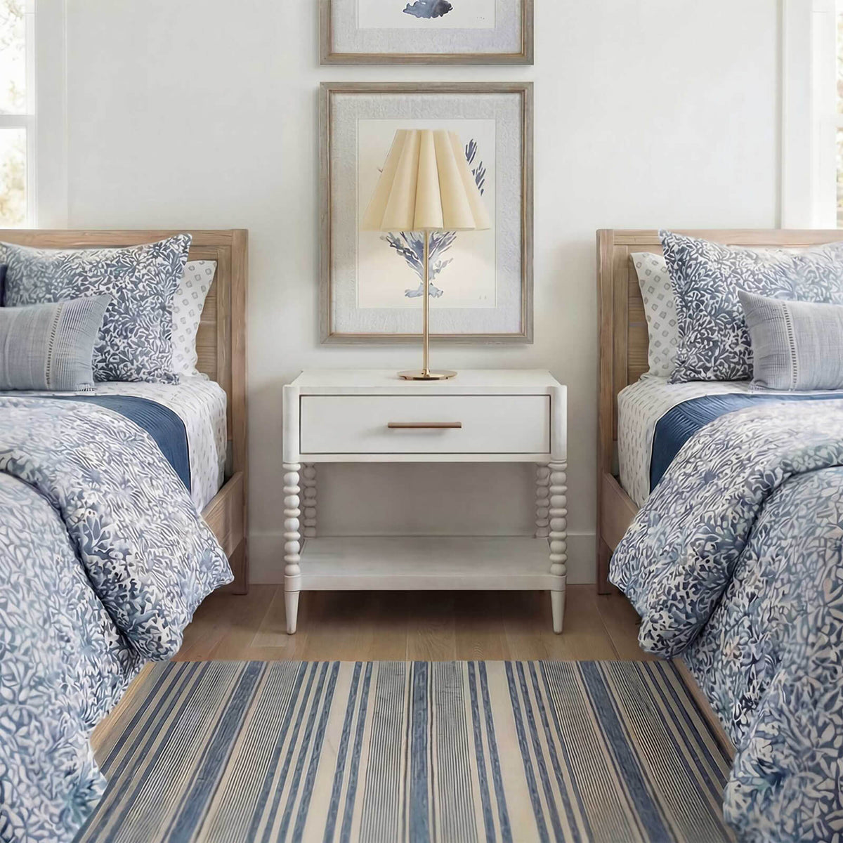 Uttermost Bales Off-White Side Table