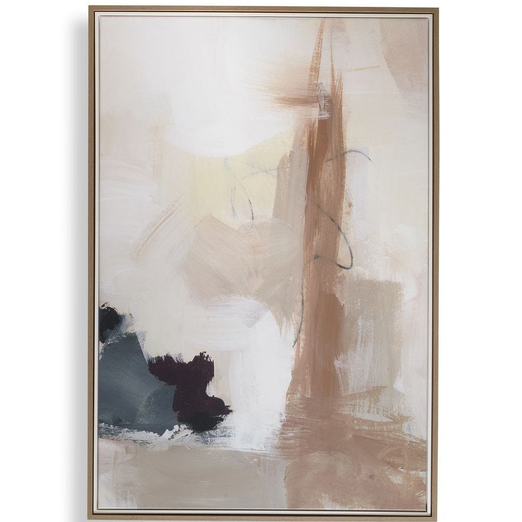 Bluster Framed Abstract Canvas