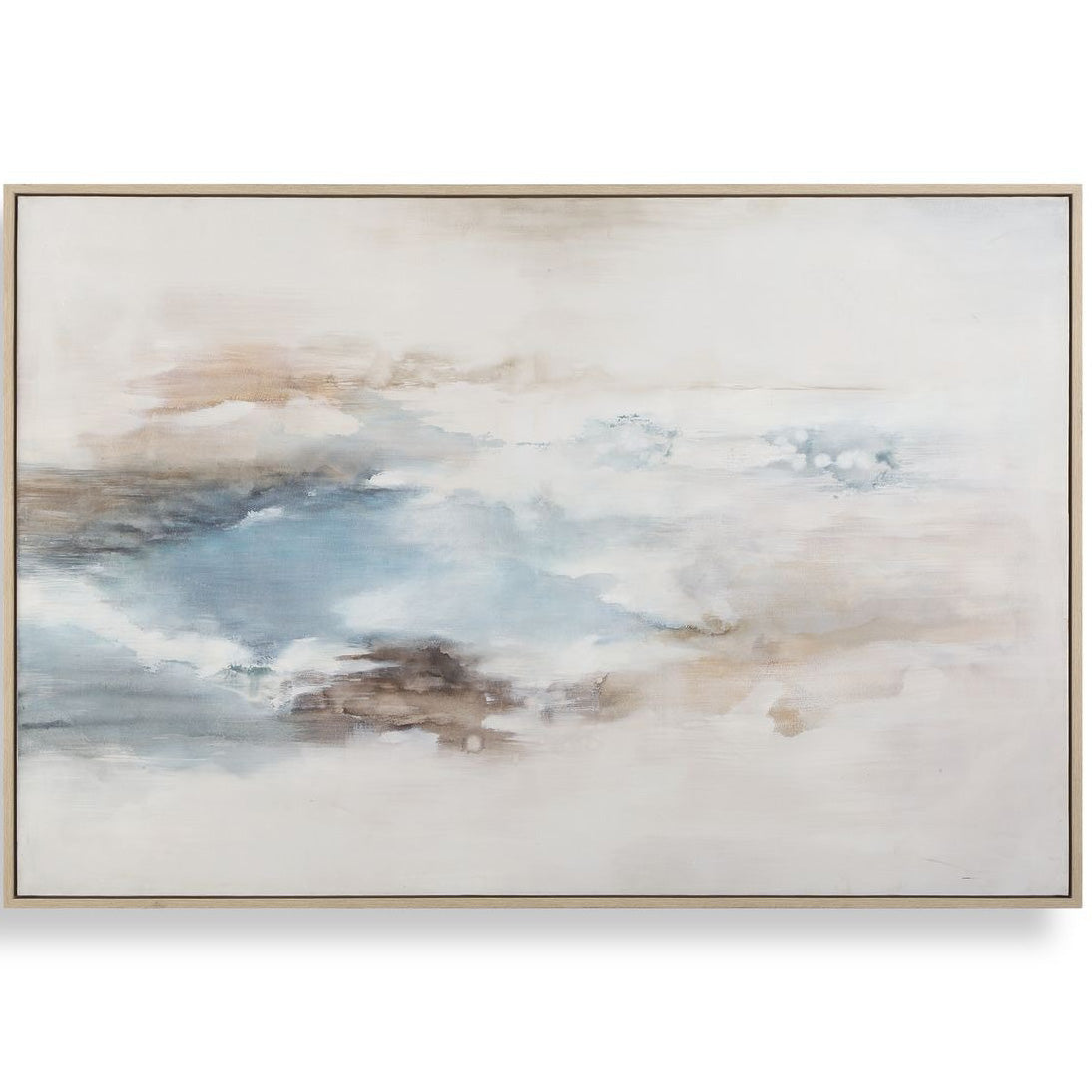 Chasing Blue Coastal Canvas Art