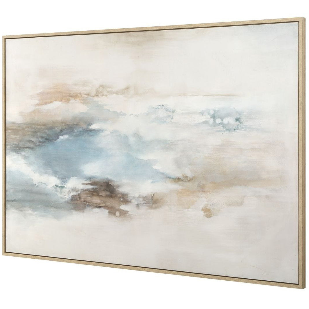 Uttermost Chasing Blue Coastal Canvas Art