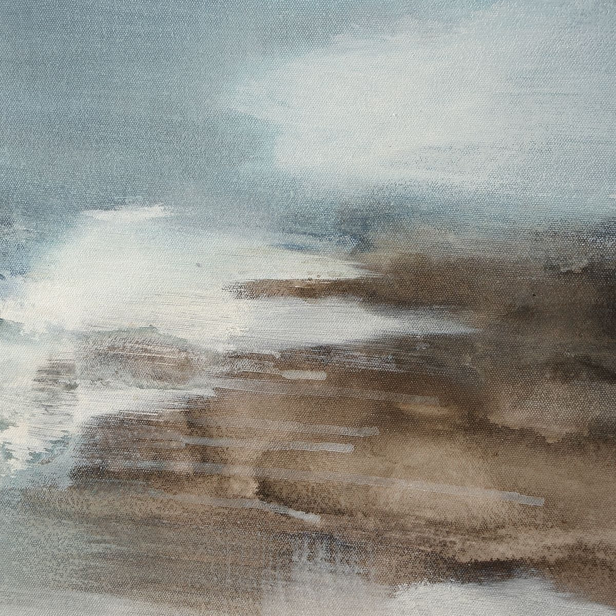 Uttermost Chasing Blue Coastal Canvas Art