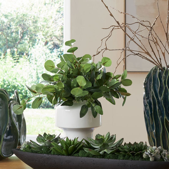 Uttermost Essence Eucalyptus Accent and Vase