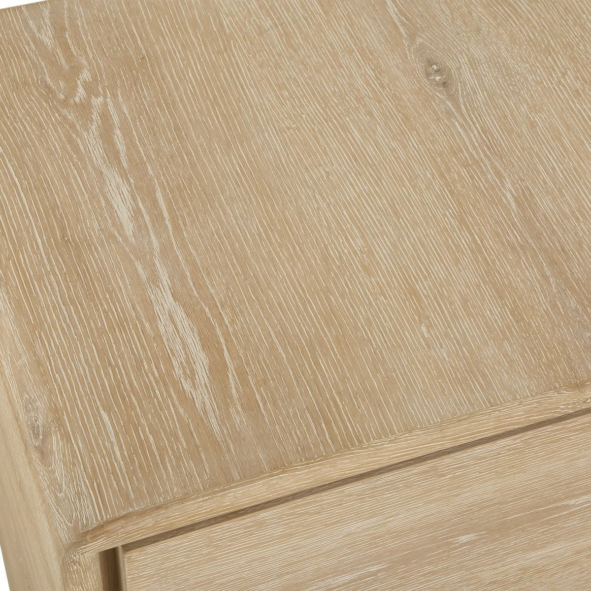 Uttermost Evanston 4 Door Cabinet in Natural Oak