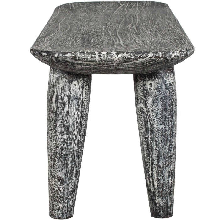 Uttermost Fade To Black Wood Bench
