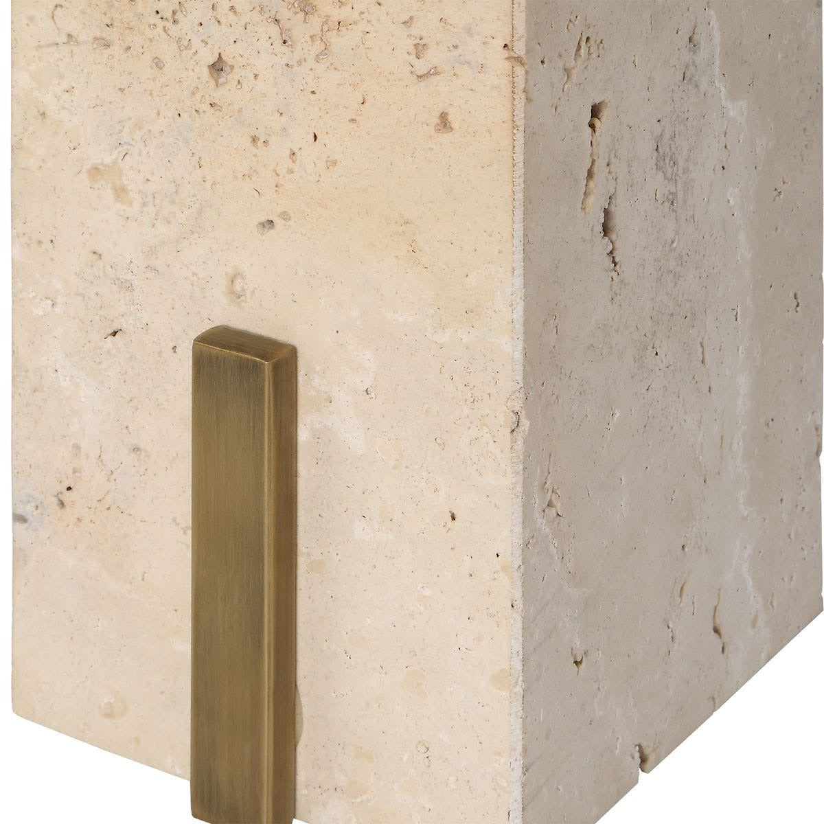 Uttermost Feranno Accent Table in Travertine