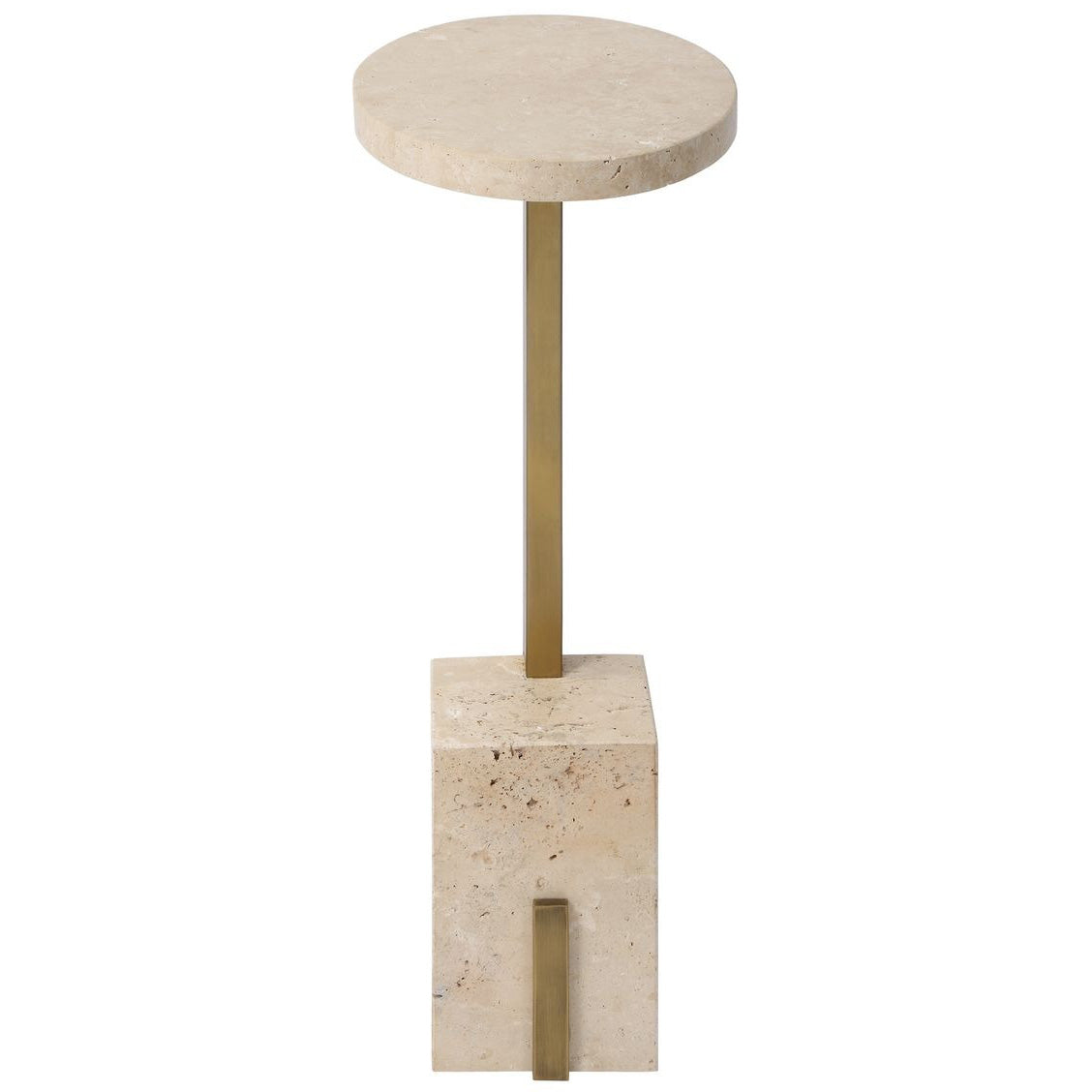 Uttermost Feranno Accent Table in Travertine