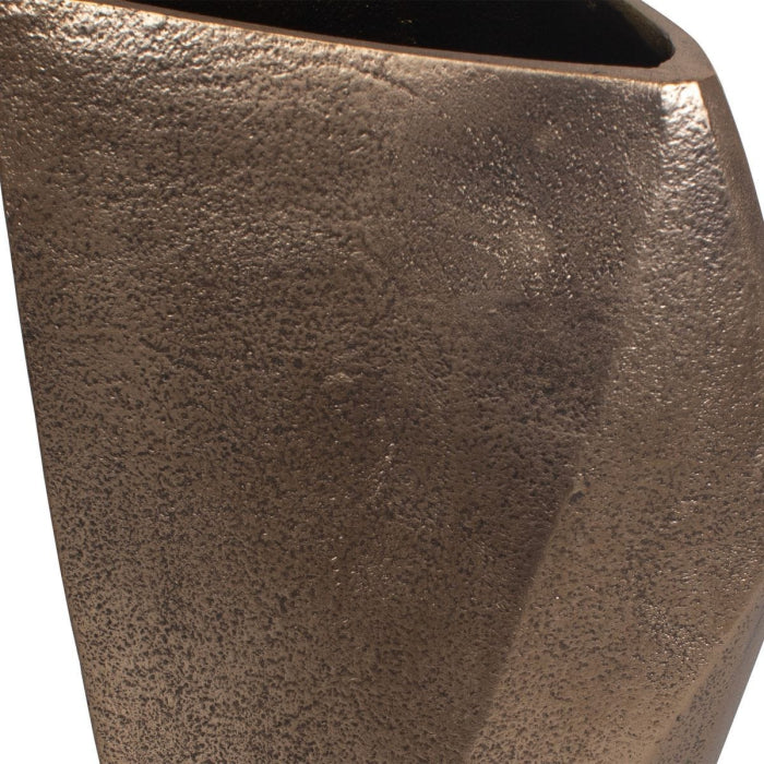 Uttermost GeoForm Indoor-Outdoor Vases in Brass - Set of 2