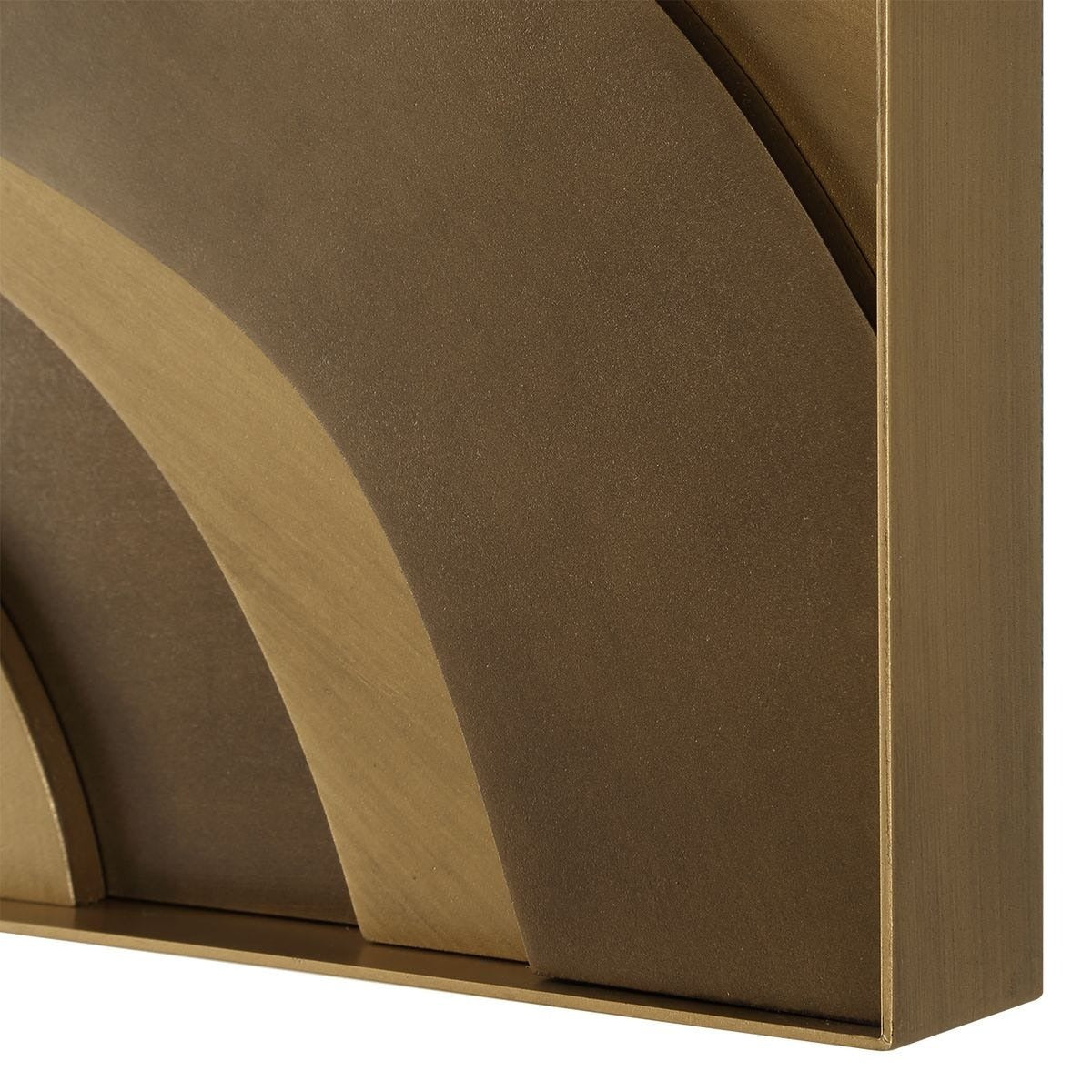 Uttermost Golden Terrain Wooden Wall Decor - Set of 2