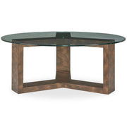 Ignis Round Coffee Table in Glass