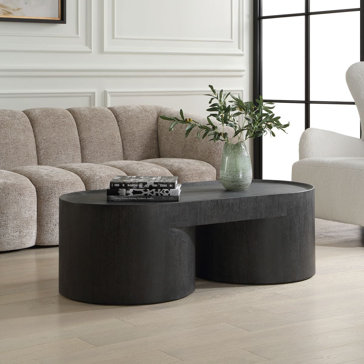 Uttermost Isbell Coffee Table in Black Stain