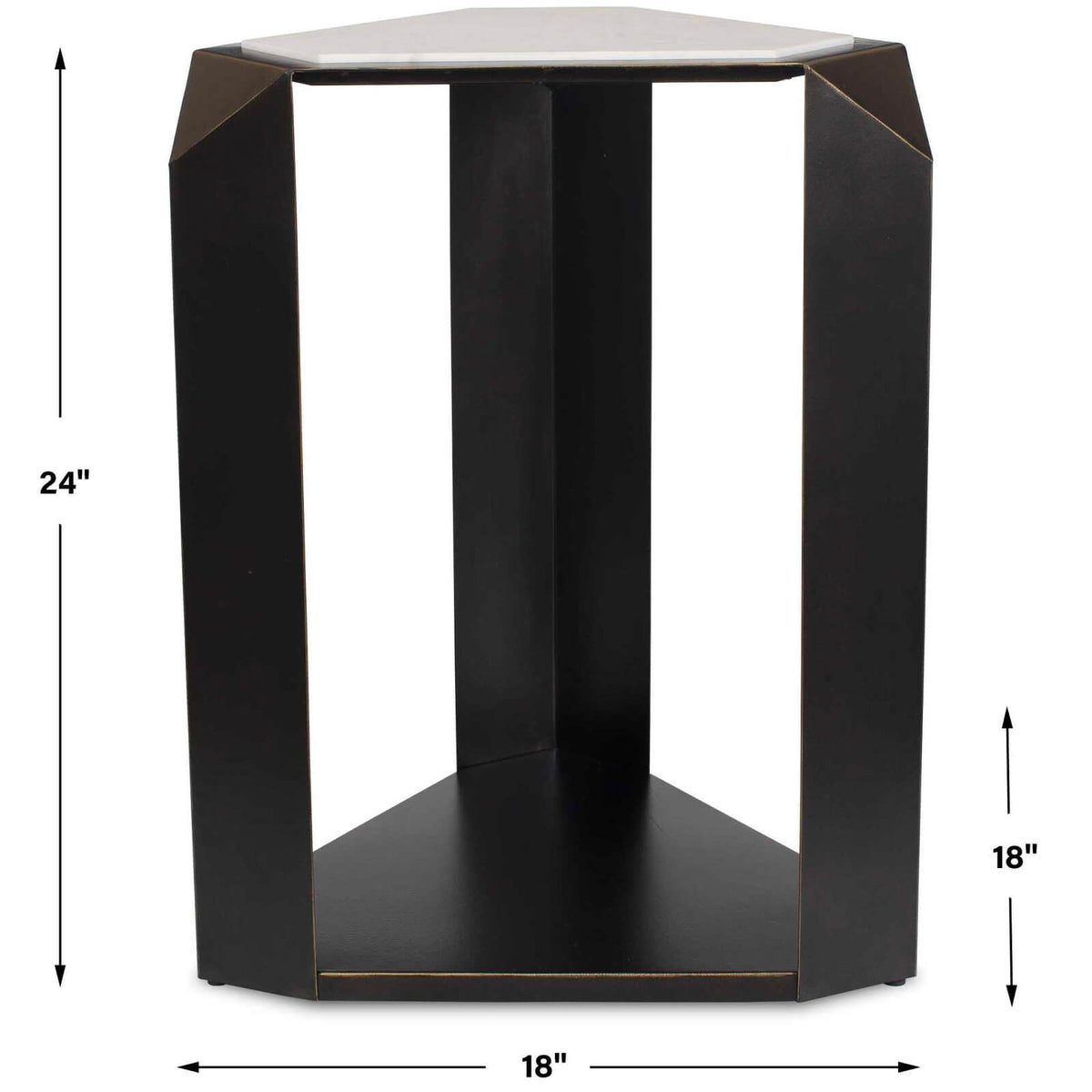 Uttermost Keenan Geometric Side Table