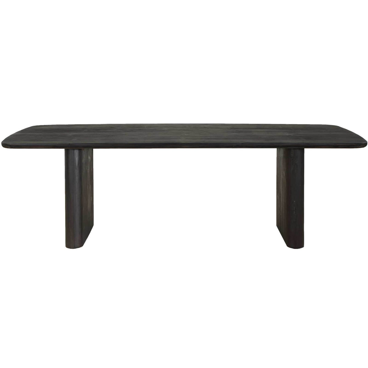 Kirin Reclaimed Fir Dining Table in Black - 244cm