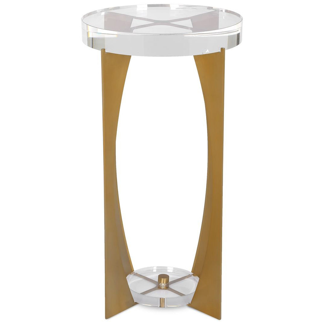 Kolkata Accent Table in Brass