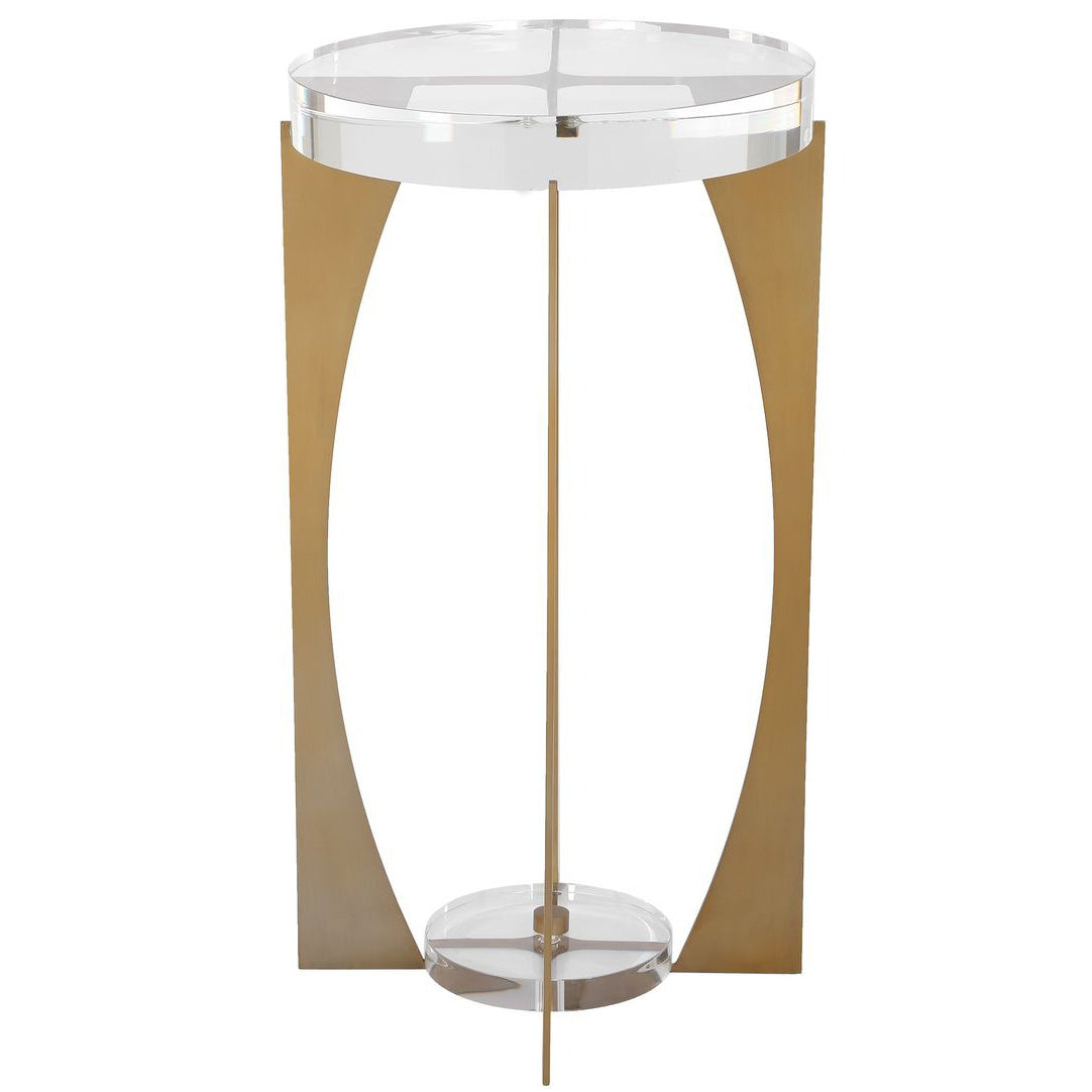 Uttermost Kolkata Accent Table in Brass