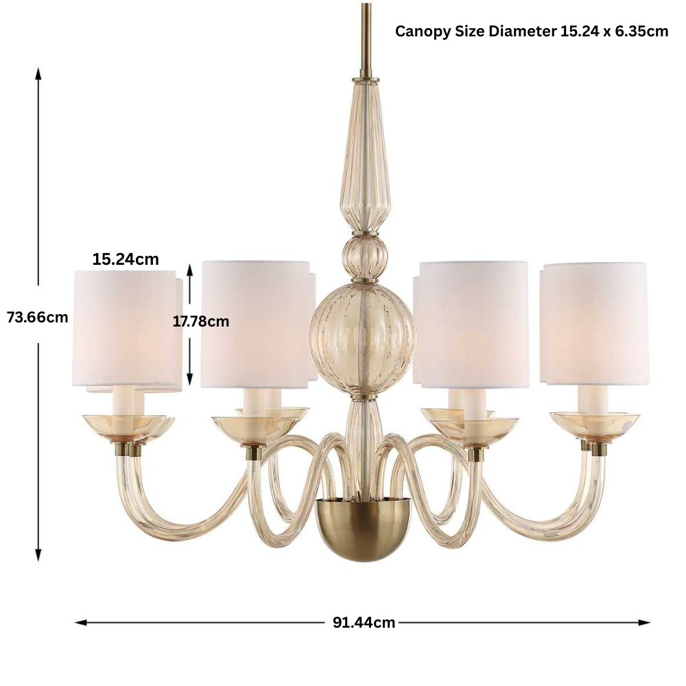 Uttermost Palazzo 8 Light Chandelier