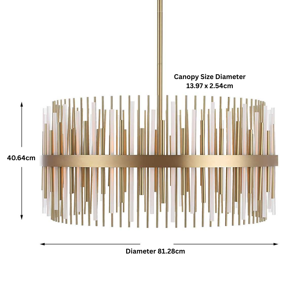 Uttermost Magic Wand 8 Light Pendant
