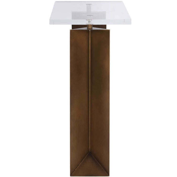 Uttermost McElroy Modern Bronze Side Table