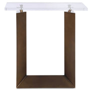 McElroy Modern Bronze Side Table