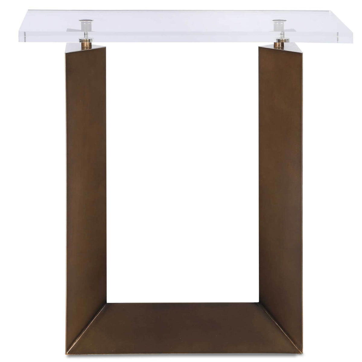 McElroy Modern Bronze Side Table