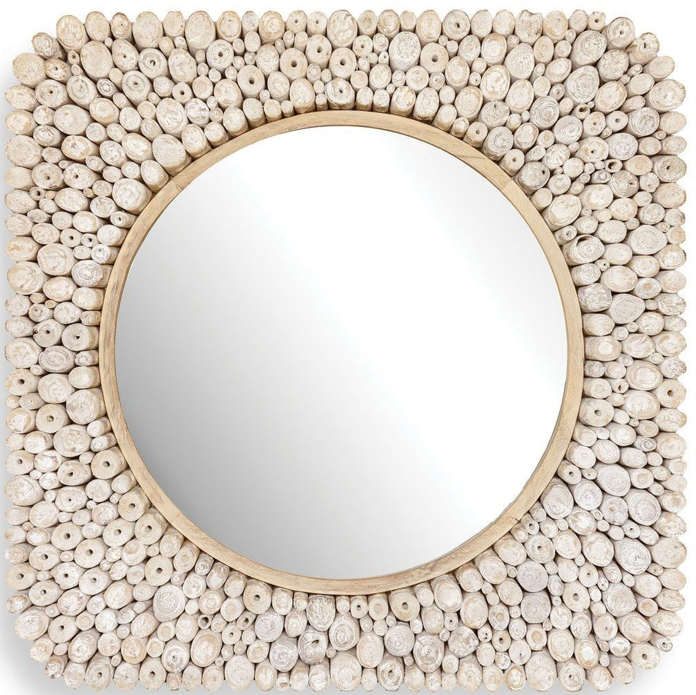 Merak Teak Mosaic Mirror