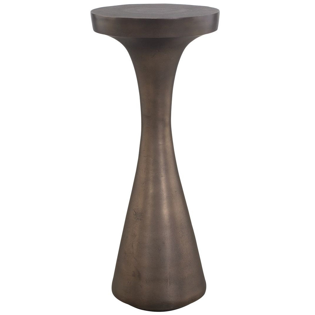 Uttermost Miko Indoor-Outdoor Drink Table in Bronze