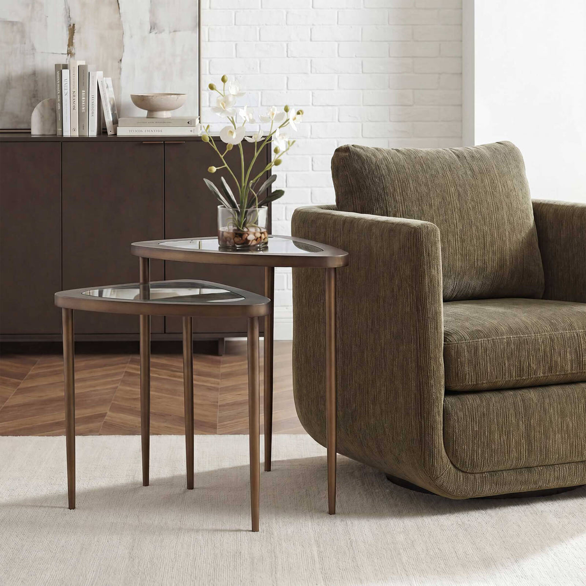 Uttermost Millar Curved Nesting Tables - Set of 2