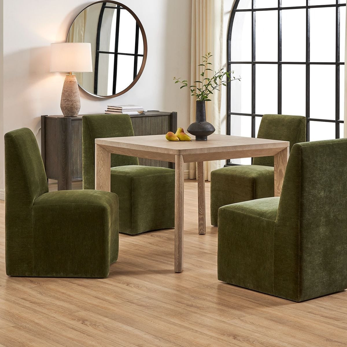 Uttermost Noval Square Dining Game Table - 96cm