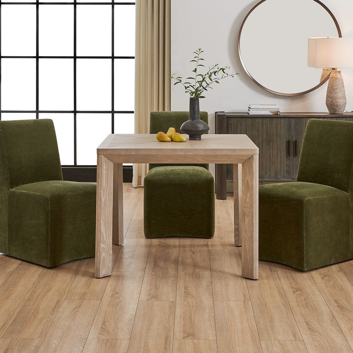 Uttermost Noval Square Dining Game Table - 96cm