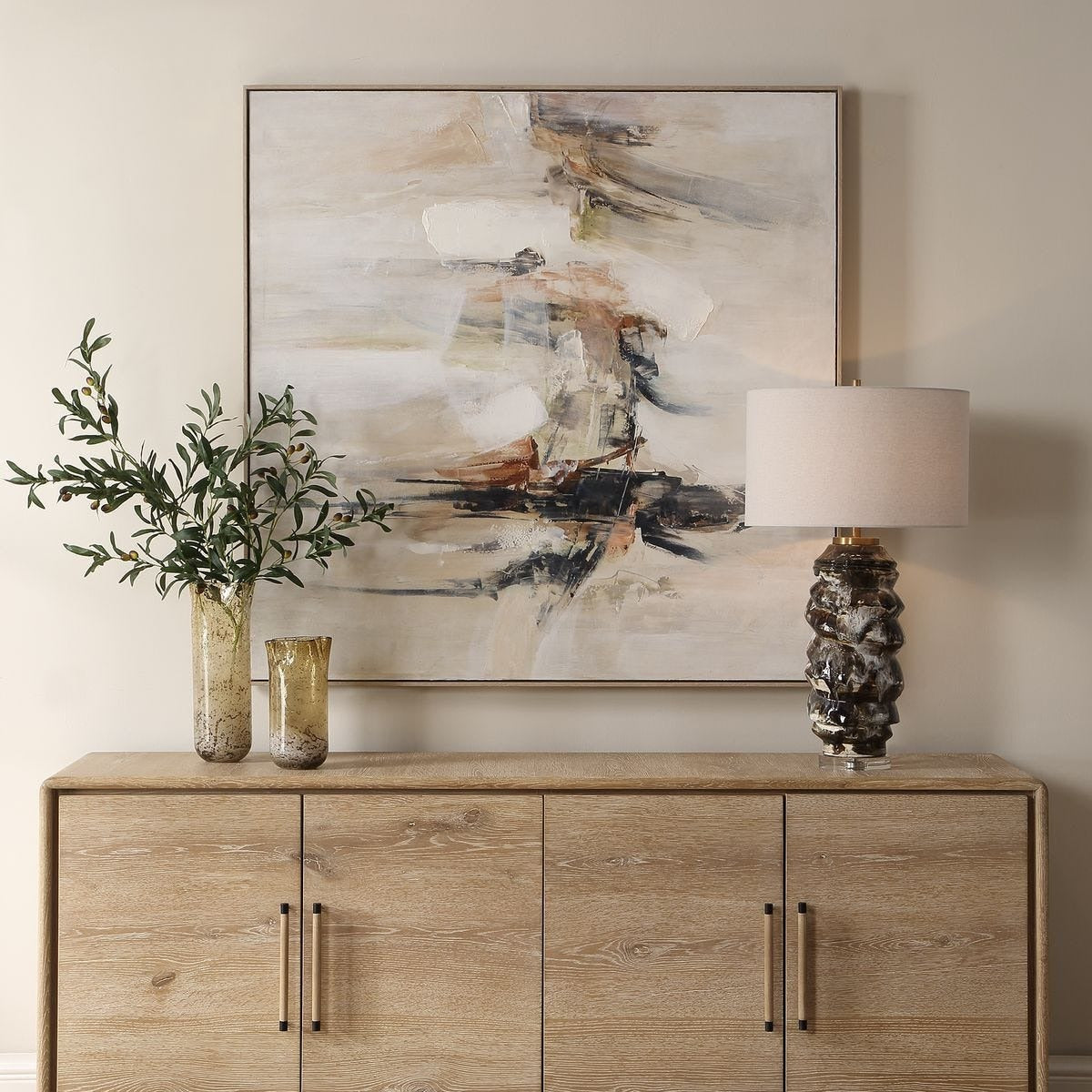 Uttermost Outburst Hand Painted Modern Art