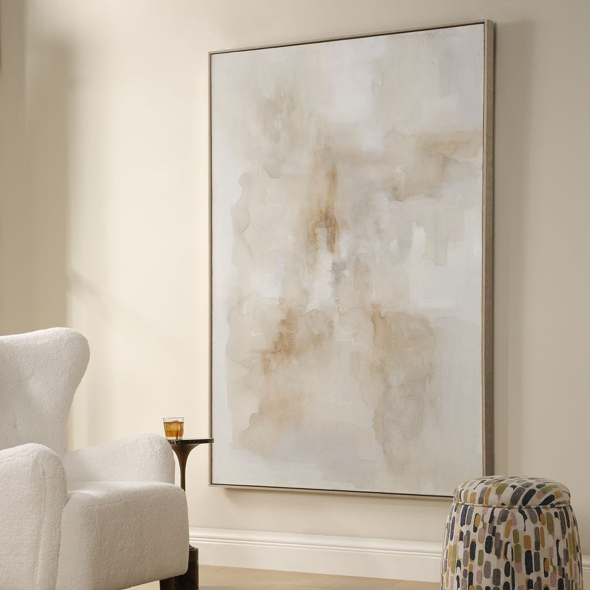 Uttermost Remedy Hand Painted Modern Canvas